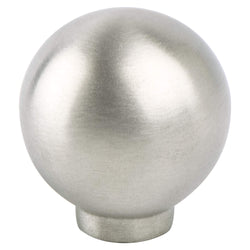 Stainless Steel 1 3/16" Knob Stainless Steel - DecorHardware.com