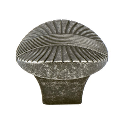 Opus  Knob Rustic Tin - DecorHardware.com