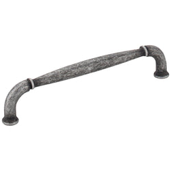 Chesapeake 128 mm Pull (OA - 5-1/2" ) - Distressed Antique Sil