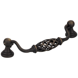 Tuscany 128 mm Pull (OA - 5-15/16" ) - Antique Brushed Satin B