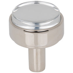 Carmen 1-1/8" Knob - Polished Nickel