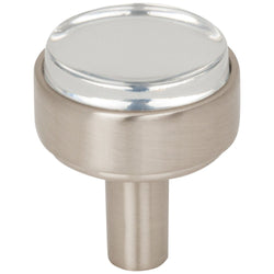 Carmen 1-1/8" Knob - Satin Nickel