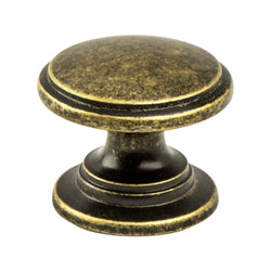 Andante 1 3/16" Knob Dull Bronze - DecorHardware.com