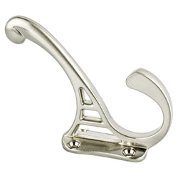 Prelude  Hook (OL-4") Brushed Nickel - DecorHardware.com
