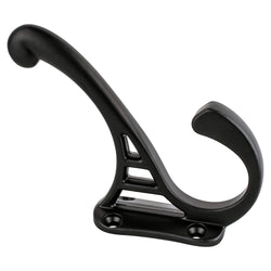 Prelude  Hook (OL-4") Matte Black - DecorHardware.com
