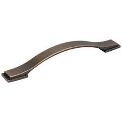 Mirada 160 mm Pull (OA - 8-1/16" ) - Antique Brushed Satin Bra