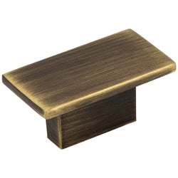 Mirada  Knob1-9/16" - Antique Brushed Satin Brass