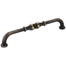 Bella 160 mm Pull (OA - 6-15/16" ) - Antique Brushed Satin Bra