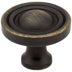 Bella 1-3/8" Knob - Antique Brushed Satin Brass