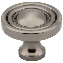 Bella 1-3/8" Knob - Brushed Pewter
