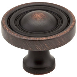 Bella 1-3/8" Knob - Brushed Oil Rubbed Bronze