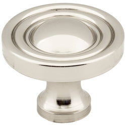 Bella 1-3/8" Knob - Polished Nickel