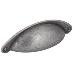 Lyon 3" Pull (OA - 4-15/16" ) - Distressed Antique Silver