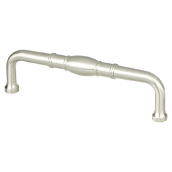 Forte 4" Pull (OL-4 3/8") Brushed Nickel - DecorHardware.com