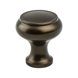 Forte 1 1/4" Knob Oil Rubbed Bronze - DecorHardware.com