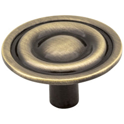Kingsport 1-5/16" Knob - Brushed Antique Brass