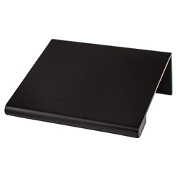 Contemporary Adv Two 25.4mm Edge Pull (OL-1 25/32") Matte Blac - DecorHardware.com