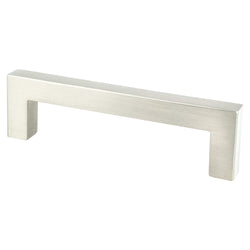 Contemporary Adv One 96mm Pull (OL-4 3/16") Brushed Nickel - DecorHardware.com