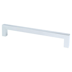 Contemporary Adv One 160mm Pull (OL-6 23/32") Polished Chrome - DecorHardware.com