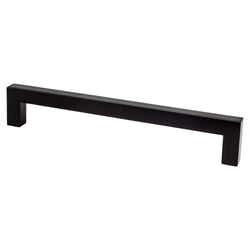 Contemporary Adv One 160mm Pull (OL-6 23/32") Matte Black - DecorHardware.com