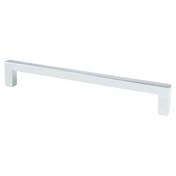 Contemporary Adv One 192mm Pull (OL-8") Polished Chrome - DecorHardware.com