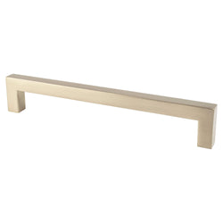 Contemporary Adv One 160mm Pull (OL-6 23/32") Champagne - DecorHardware.com