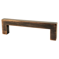 Contemporary Adv One 96mm Pull (OL-4 3/16") Verona Bronze - DecorHardware.com