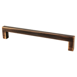Contemporary Adv One 160mm Pull (OL-6 23/32") Verona Bronze - DecorHardware.com