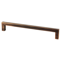Contemporary Adv One 192mm Pull (OL-8") Verona Bronze - DecorHardware.com
