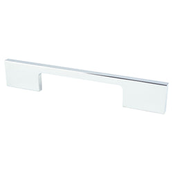 Contemporary Adv Two 96mm Pull (OL-6 5/16") Polished Chrome - DecorHardware.com