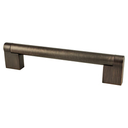 Contemporary Adv Three 128mm Pull (OL-5 3/8") Verona Bronze - DecorHardware.com