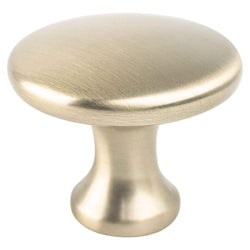Contemporary Adv Five 1 1/8" Knob Champagne - DecorHardware.com
