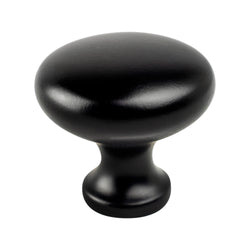 Traditional Adv Four 1 1/8" Knob Matte Black - DecorHardware.com