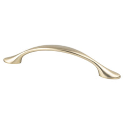 Transitional Adv Three 96mm Pull (OL-5") Champagne - DecorHardware.com