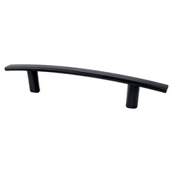 Transitional Adv One 96mm Pull (OL-6 3/16") Matte Black - DecorHardware.com