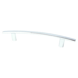 Transitional Adv One 128mm Pull (OL-7 25/32") Polished Chrome - DecorHardware.com