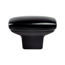 Transitional Adv One  Knob Matte Black - DecorHardware.com