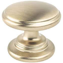 Traditional Adv Two 1 3/16" Knob Champagne - DecorHardware.com