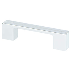 Skyline 3" and 96mm Pull (OL-4 3/16") Polished Chrome - DecorHardware.com