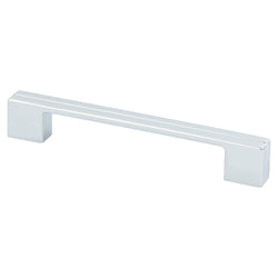 Skyline 160mm Pull (OL-6 11/16") Polished Chrome - DecorHardware.com