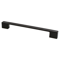 Skyline 224mm Pull (OL-9 1/4") Matte Black - DecorHardware.com