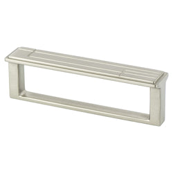 Oak Park 96mm Pull (OL-4 1/16") Brushed Nickel - DecorHardware.com