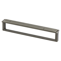Oak Park 160mm Pull (OL-6 5/8") Vintage Nickel - DecorHardware.com