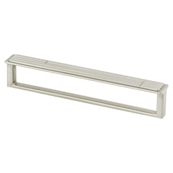 Oak Park 160mm Pull (OL-6 5/8") Brushed Nickel - DecorHardware.com