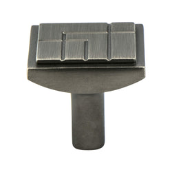 Oak Park  Knob Vintage Nickel - DecorHardware.com