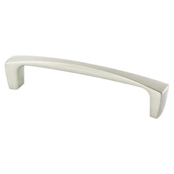 Aspire 128mm Pull (OL-5 7/16") Brushed Nickel - DecorHardware.com