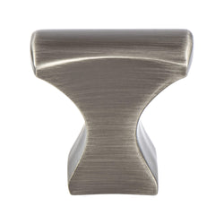 Aspire  Knob Brushed Tin - DecorHardware.com