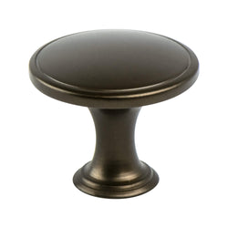 Oasis 1 1/4" Knob Oil Rubbed Bronze - DecorHardware.com