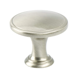 Oasis 1 1/4" Knob Brushed Nickel - DecorHardware.com