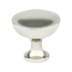 Echo 1 3/16" Knob Polished Nickel - DecorHardware.com